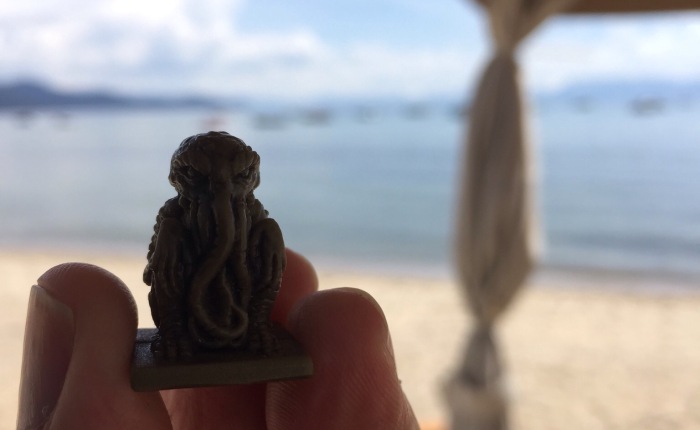 Tiny Cthulhu contemplates the annihilation of Lake Tahoe     